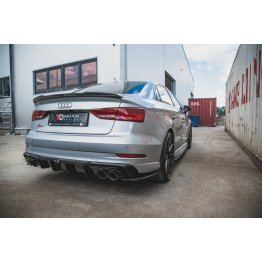 Диффузор заднего бампера на Audi S3 8V